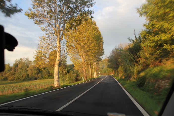 Estrada Regional na Toscana